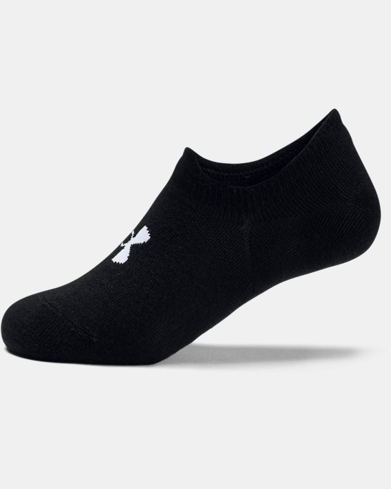 ถุงเท้า UA Ultra Lo ยูนิเซ็กส์ – ถุงเท้าแพ็ก 3 คู่, Black, pdpMainDesktop image number 4